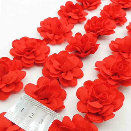 گلبهی روشن نوار گل متری  تزئینی رز ریز خرید و قیمت رنگ13