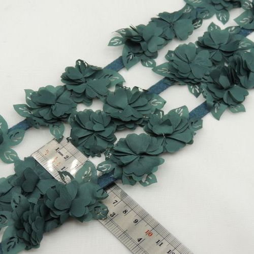 مشکی نوار گل متری گلبرگ ساتن خرید و قیمت رنگ17