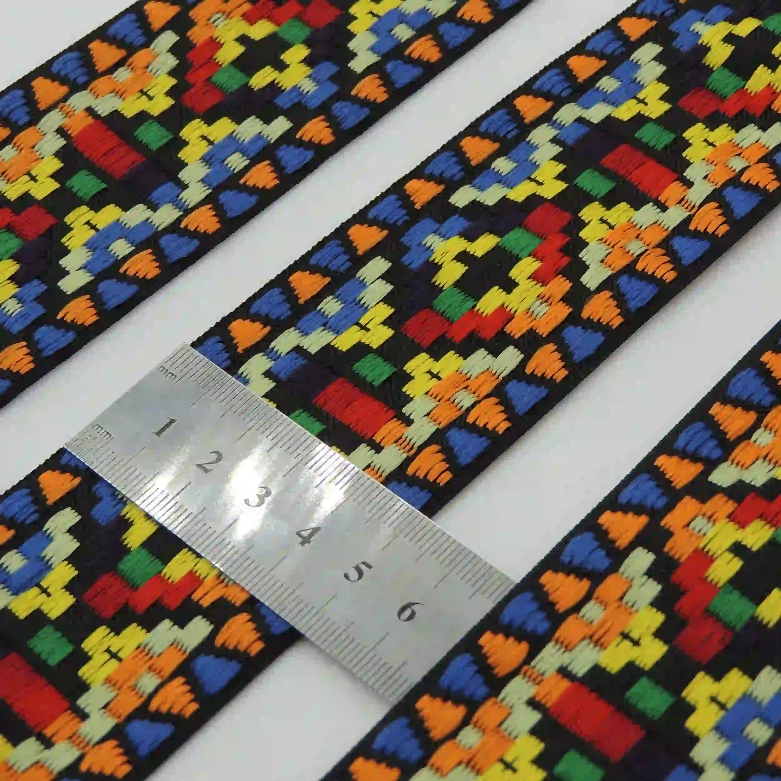 نوار سنتی پهن مشکی سبز