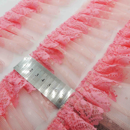 قرمز تور پلیسه توپک ریز خرید و قیمت رنگ3