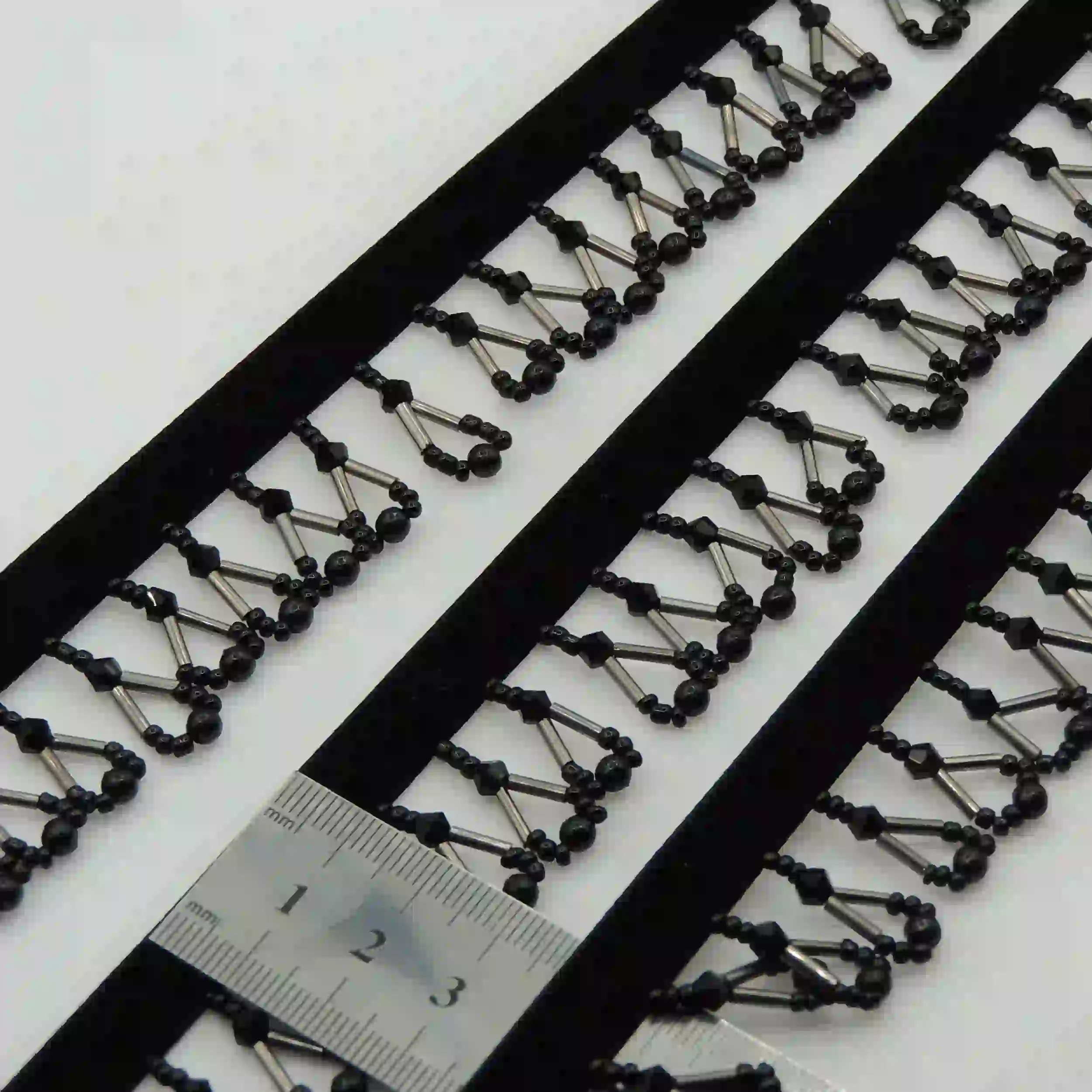 مشکی نوار آویز ملیله کریستالی خرید و قیمت رنگ2