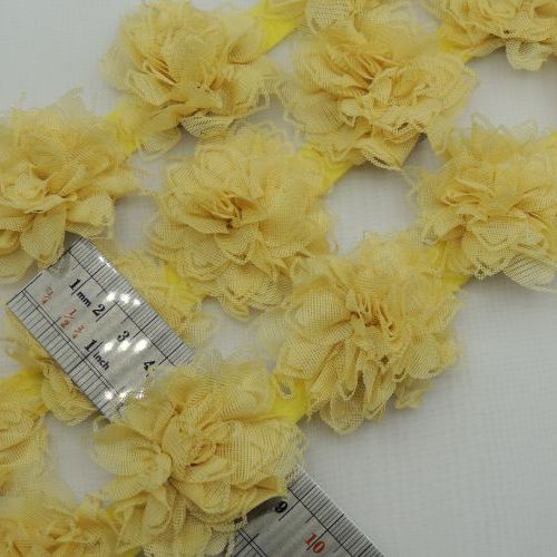 گلبهی تیره نوار گل متری توری تزئینی خرید و قیمت رنگ16