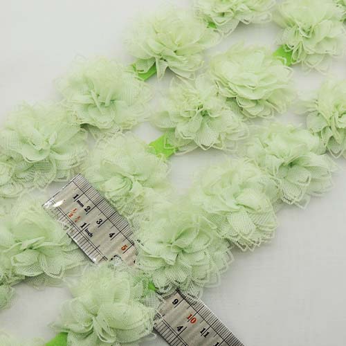 گلبهی تیره نوار گل متری توری تزئینی خرید و قیمت رنگ1