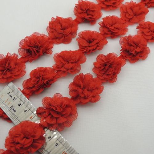 سبزآبی تیره نوار گل متری رز توری کوچک خرید و قیمت رنگ8