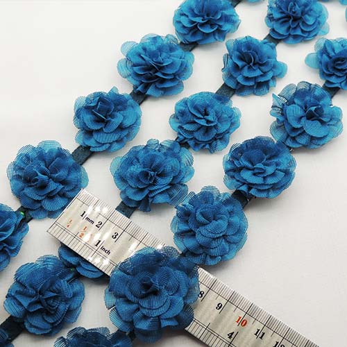 نوار گل متری رز توری کوچک