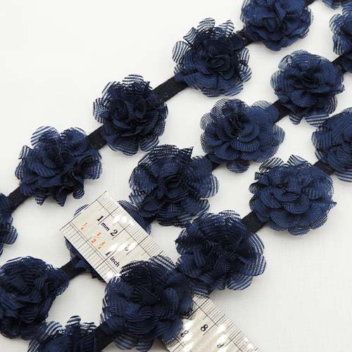 سبزآبی تیره نوار گل متری رز توری کوچک خرید و قیمت رنگ6