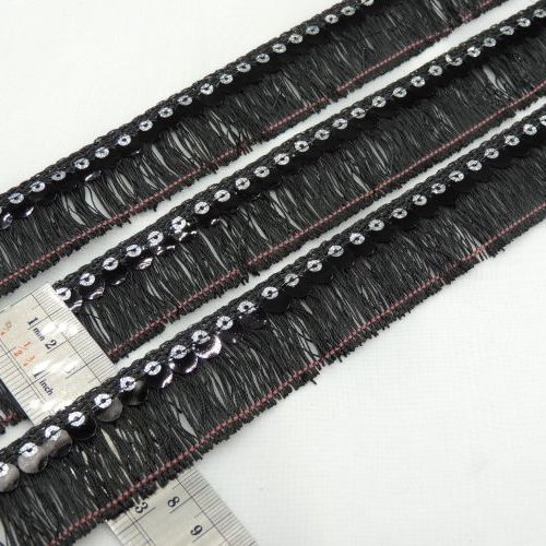 مشکی نوار ریشه پولکدار خرید و قیمت رنگ2