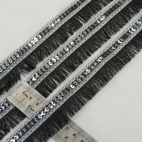 طلایی نوار ریشه پولک دوزی دو رنگ خرید و قیمت رنگ1