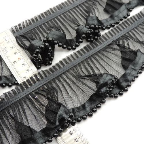 تصویر تور پلیسه حاشیه مروارید