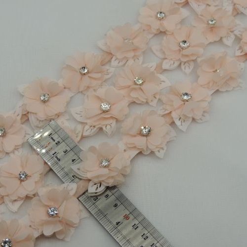 تصویر نوار گل متری طرح20 نگینی