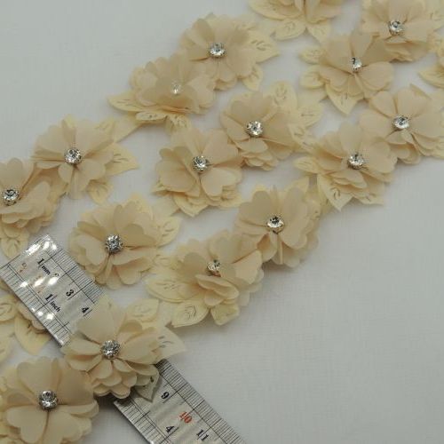 گلبهی روشن نوار گل متری طرح20 نگینی خرید و قیمت رنگ1