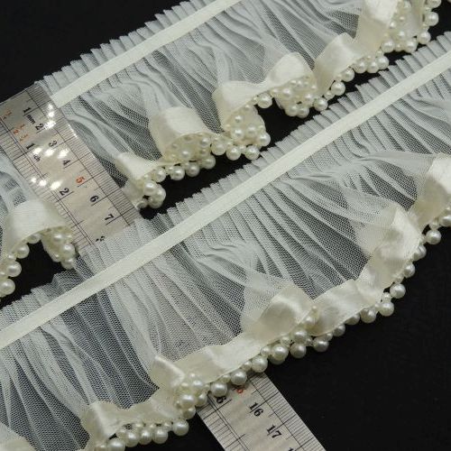 تصویر تور پلیسه لبه مروارید