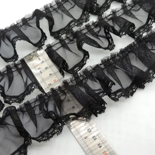 تصویر پلیسه گیپور مژه ای ساده