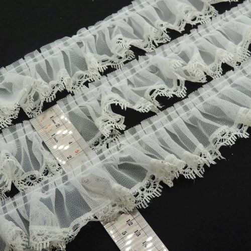 مشکی پلیسه گیپور مژه ای ساده خرید و قیمت رنگ1