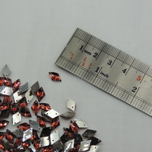 سنگ دوختنی رزینی لوزی ریز زرشکی