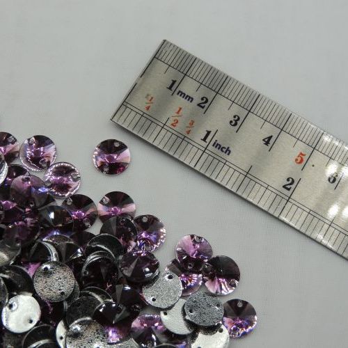 سنگ دوختنی رزینی  کریستالی گرد  سایز یک