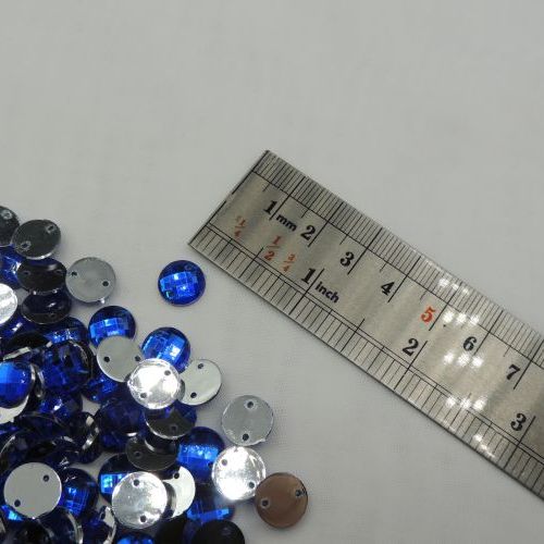 سنگ دوختنی رزینی شطرنجی گرد سایز دو 