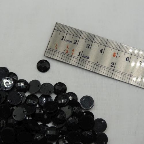 سنگ دوختنی رزینی  شطرنجی گرد  سایز دو 