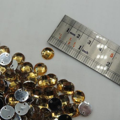 سنگ دوختنی رزینی شطرنجی گرد سایز  دو