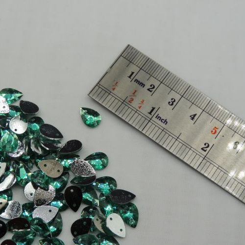 سنگ دوختنی رزینی اشک برجسته سایز یک 