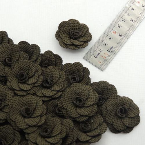 سرمه ای گل پارچه‌ای برجسته لباس رز خرید و قیمت رنگ1