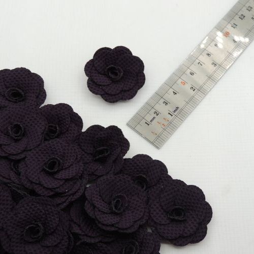 سرمه ای گل پارچه‌ای برجسته لباس رز خرید و قیمت رنگ2