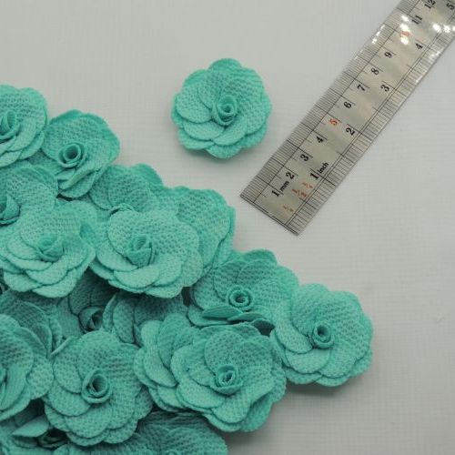 سرمه ای گل پارچه‌ای برجسته لباس رز خرید و قیمت رنگ3