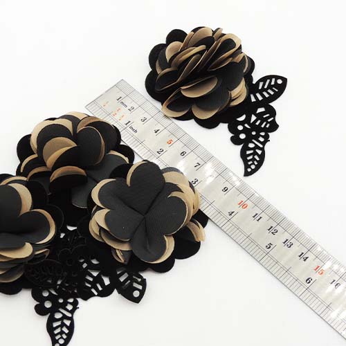 گلبهی گل پارچه‌ای تزئینی تک خرید و قیمت رنگ4