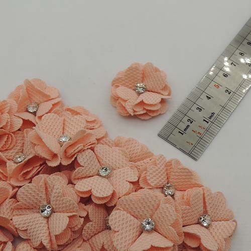 مشکی گل پارچه‌ای برجسته نگین پایه‌ دی خرید و قیمت رنگ3