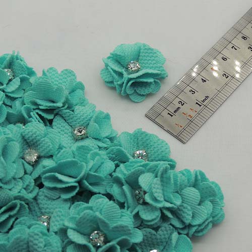 مشکی گل پارچه‌ای برجسته نگین پایه‌ دی خرید و قیمت رنگ4