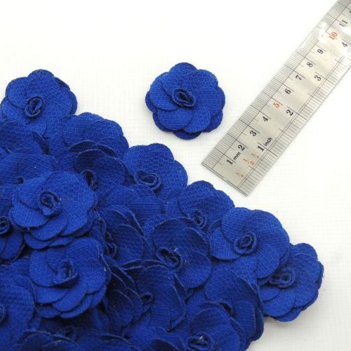 سرمه ای گل پارچه‌ای برجسته لباس رز خرید و قیمت رنگ4