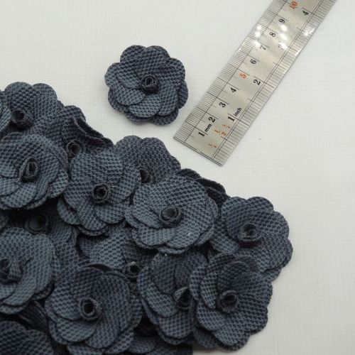 سرمه ای گل پارچه‌ای برجسته لباس رز خرید و قیمت رنگ5