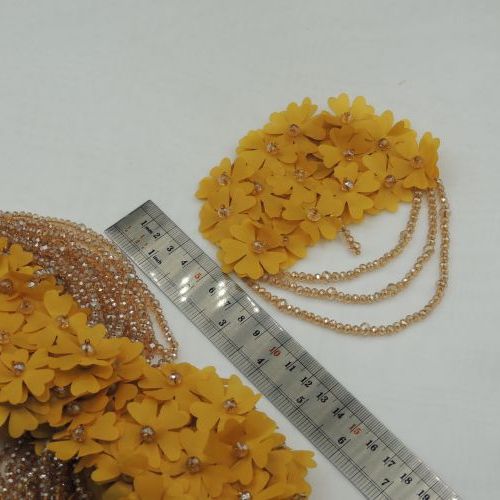 سبز تیره سردوشی لباس مجلسی گل و کریستال خرید و قیمت رنگ18