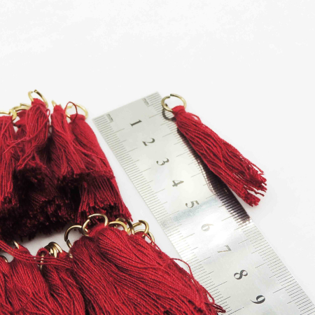 یاسی منگوله حلقه ای خرید و قیمت رنگ8