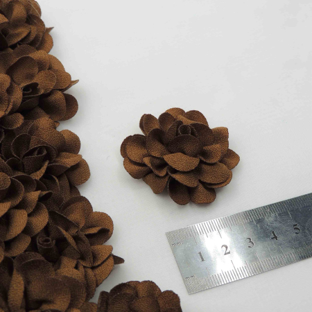 گلبهی روشن گل پارچه‌ای برجسته رز کوچک خرید و قیمت رنگ17