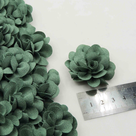 گلبهی روشن گل پارچه‌ای برجسته رز کوچک خرید و قیمت رنگ15