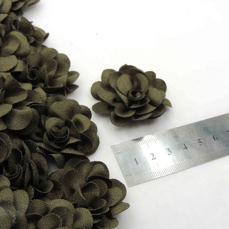 گلبهی روشن گل پارچه‌ای برجسته رز کوچک خرید و قیمت رنگ8