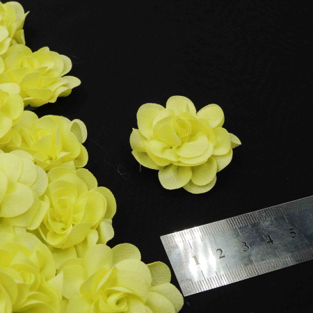 گلبهی روشن گل پارچه‌ای برجسته رز کوچک خرید و قیمت رنگ3