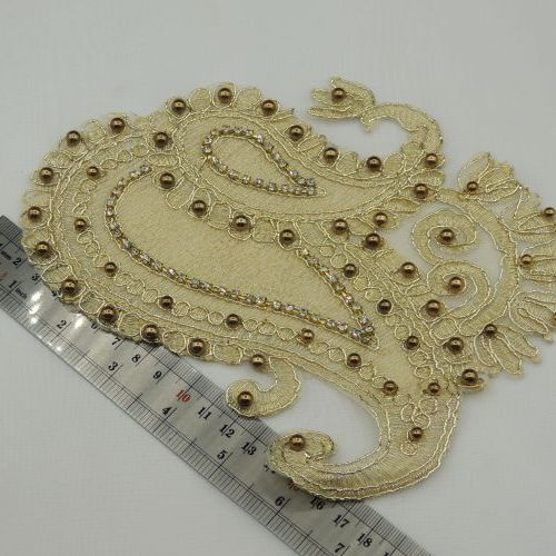 تصویر پنل بته جقه طلایی