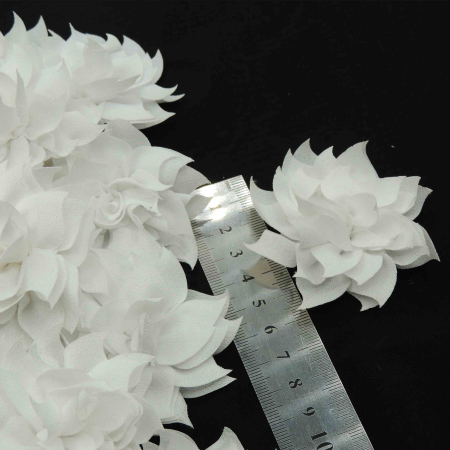 مشکی گل پارچه‌ای برجسته لباس خرید و قیمت رنگ1