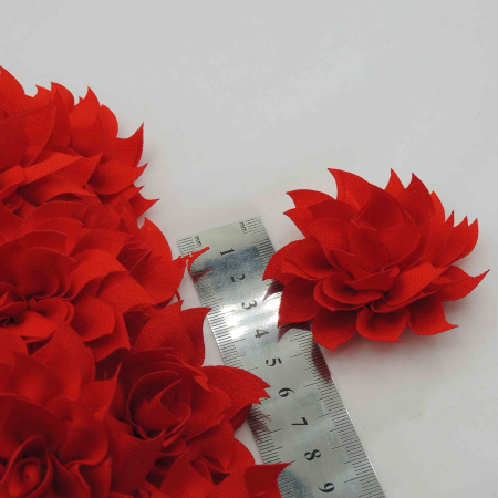 مشکی گل پارچه‌ای برجسته لباس خرید و قیمت رنگ6