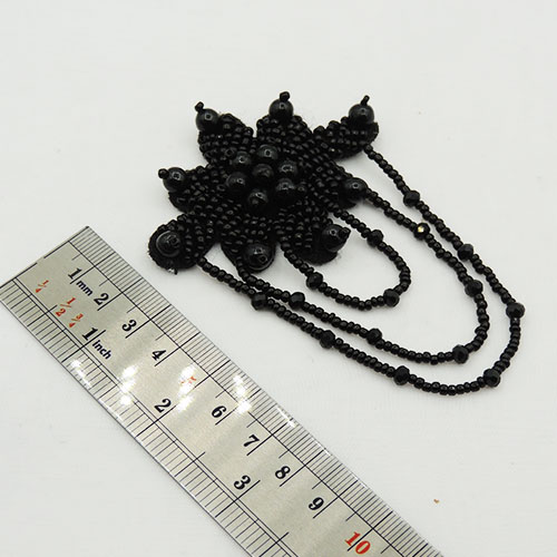 سردوشی لباس مجلسی مرواریدی