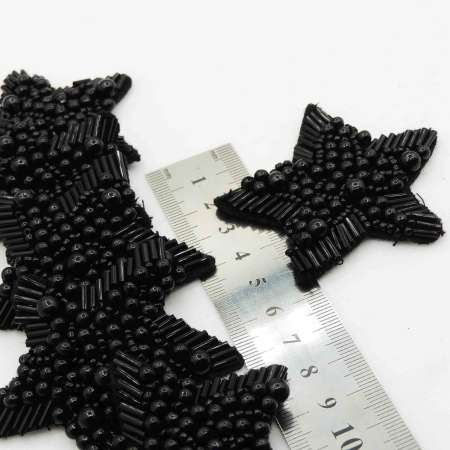 تصویر پنل لباس مجلسی ستاره منجوق مروارید