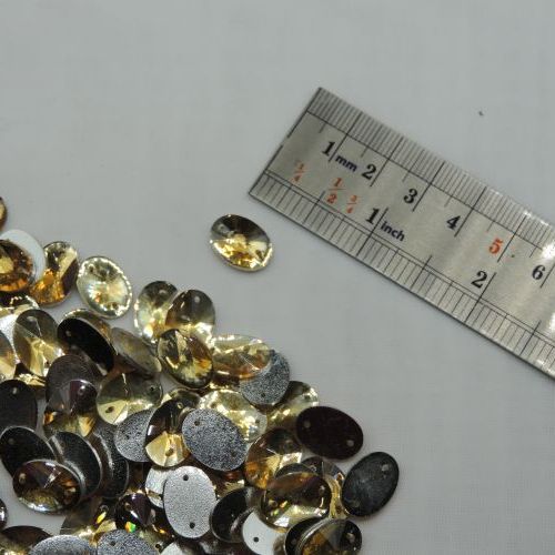 سنگ دوختنی رزینی بیضی سایز دو