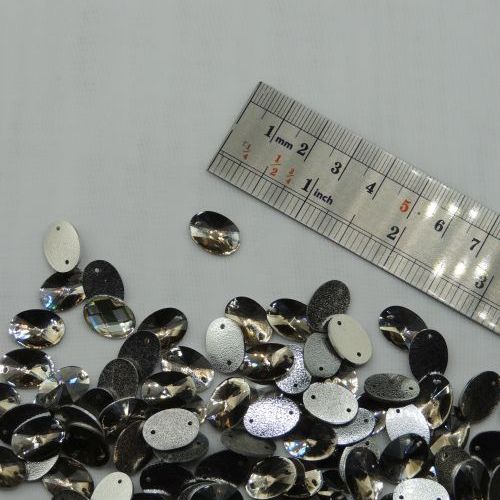 تصویر سنگ دوختنی تزئینی بیضی سایز2