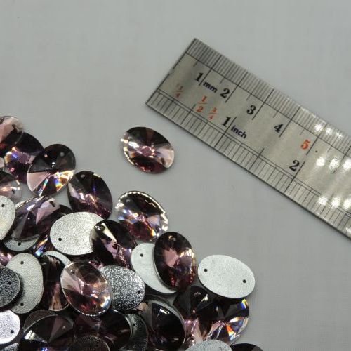 سنگ دوختنی رزینی بیضی سایز سه 