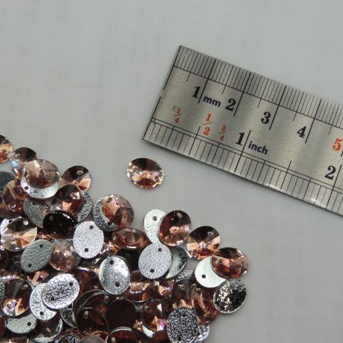 تصویر سنگ دوختنی رزینی بیضی سایزیک