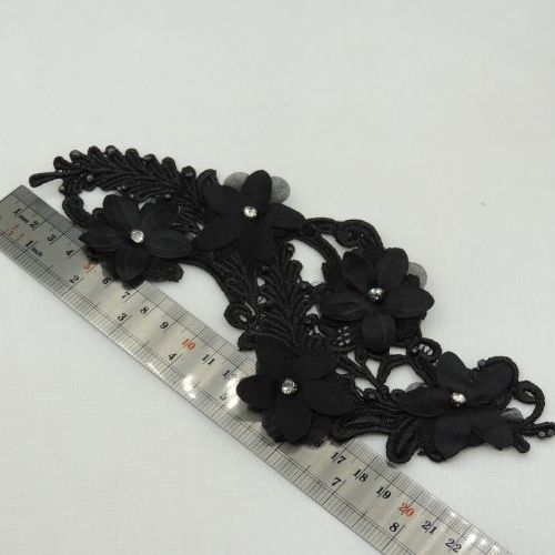 پنل گل برجسته نگینی