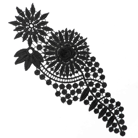 پنل گل برجسته لباس مدل رز انگوری