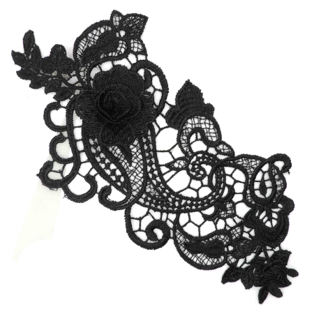 پنل گل برجسته لباس مدل رز و بته جغه